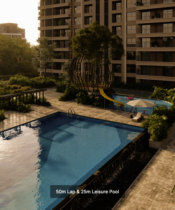 sobha crescent 63a 50m lap & 25m leisure pool