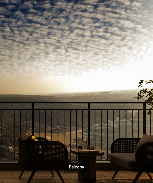 sobha crescent 63a balcony