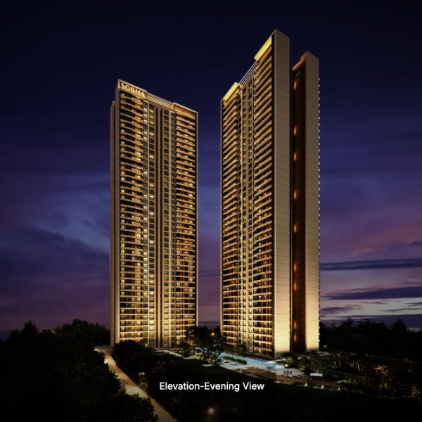 sobha crescent 63a Elevation Evening View