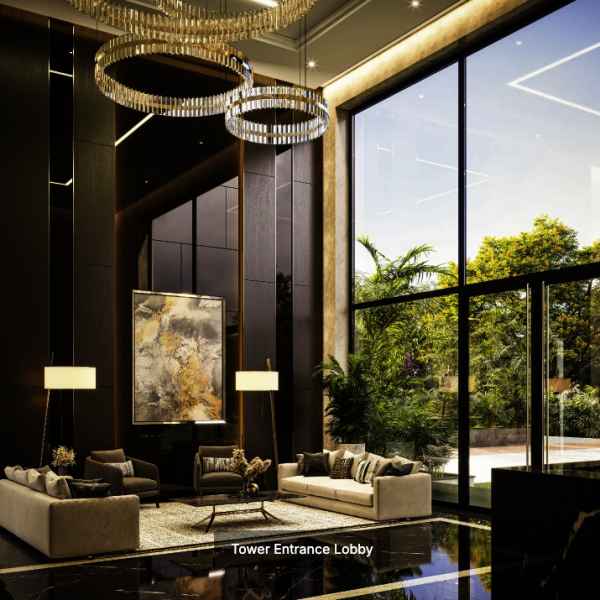 sobha crescent 63a tower enterance lobby